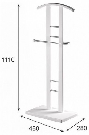 Вешалка для костюма Галант 321 в Сысерти - sysert.mebel24.online | фото 10