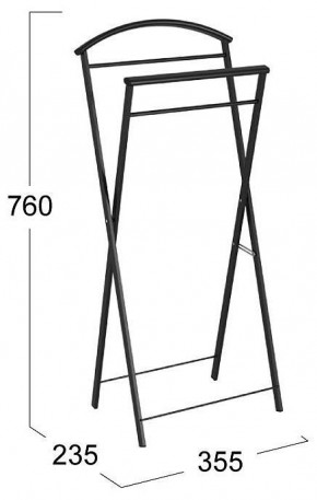 Вешалка для костюма Контур в Сысерти - sysert.mebel24.online | фото