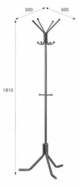 Вешалка напольная Пико 3 в Сысерти - sysert.mebel24.online | фото 7