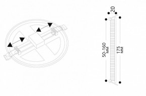 Встраиваемый светильник Arte Lamp Mesura A7975PL-1WH в Сысерти - sysert.mebel24.online | фото 5