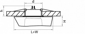 Встраиваемый светильник Lightstar Flutto 006430 в Сысерти - sysert.mebel24.online | фото 3