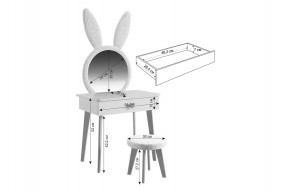 ЗАЙКА Набор детский в Сысерти - sysert.mebel24.online | фото 3