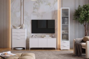 ЗЕФИР Гостиная К1 (белое дерево/белый муар) в Сысерти - sysert.mebel24.online | фото