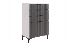 ЗЕФИР Гостиная К2 (белое дерево/черный муар) в Сысерти - sysert.mebel24.online | фото 11