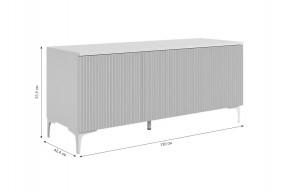 ЗЕФИР Гостиная К2 (белое дерево/черный муар) в Сысерти - sysert.mebel24.online | фото 4