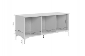 ЗЕФИР Гостиная К2 (белое дерево/черный муар) в Сысерти - sysert.mebel24.online | фото 5