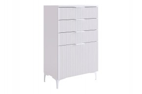 ЗЕФИР Комод (белый муар) в Сысерти - sysert.mebel24.online | фото