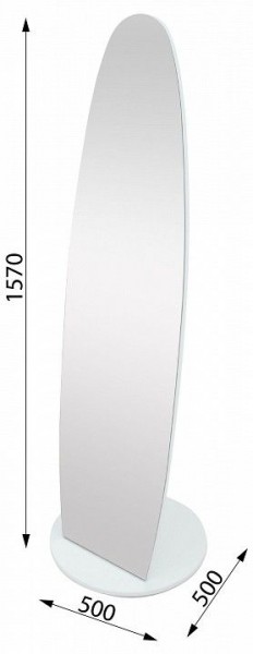 Зеркало напольное Стелла в Сысерти - sysert.mebel24.online | фото 8
