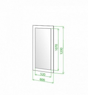 Зеркало настенное Toivo ЗР 120 в Сысерти - sysert.mebel24.online | фото 2